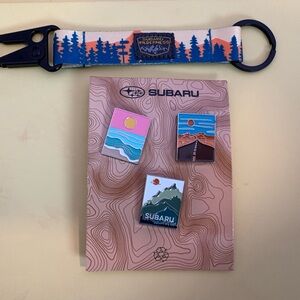 Subaru Adventure Lanyard and Pin Set